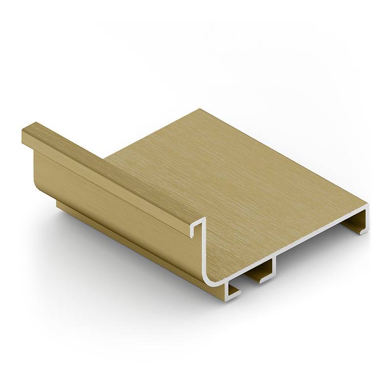  Ручка профильная  L-для нижней базы 4 100 мм Золото Крац. (Brash) Металл Aristo