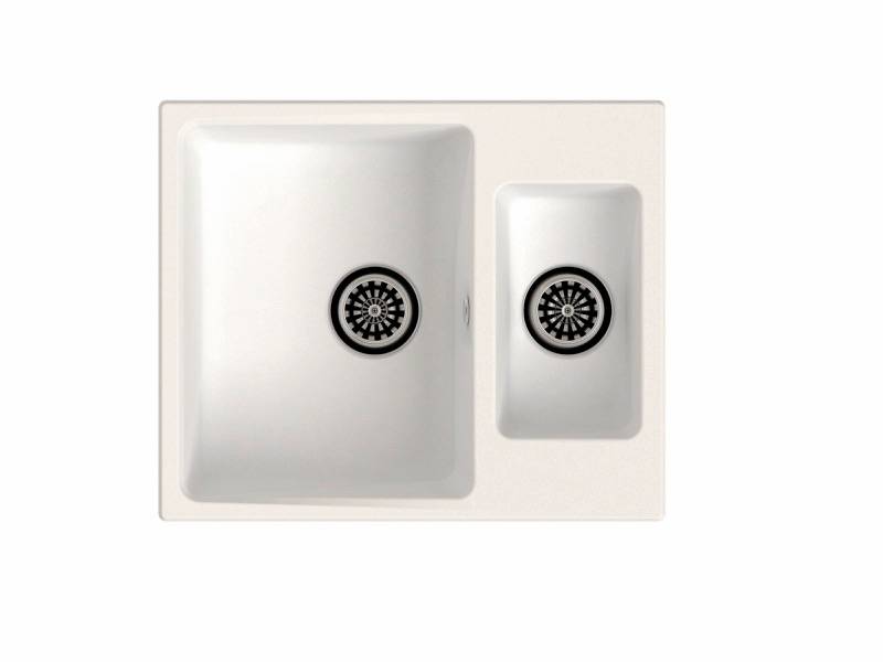 Мойка Gerd 60K Иней 600х500х200мм прямоугольный 1,5 чаши Ewigstein 60K 