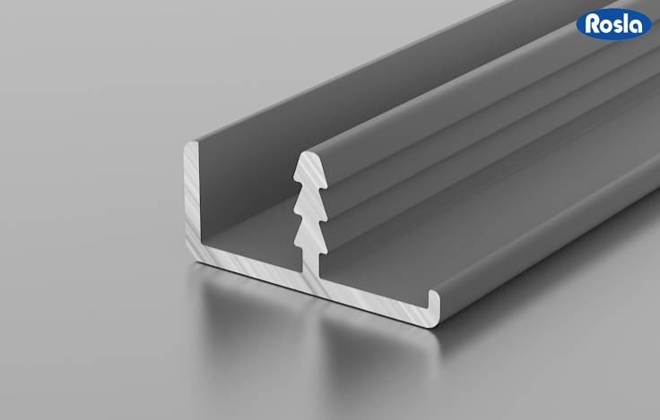 Фасадный профиль Росла ДР 1-09 анодированный 3 м для 19мм 