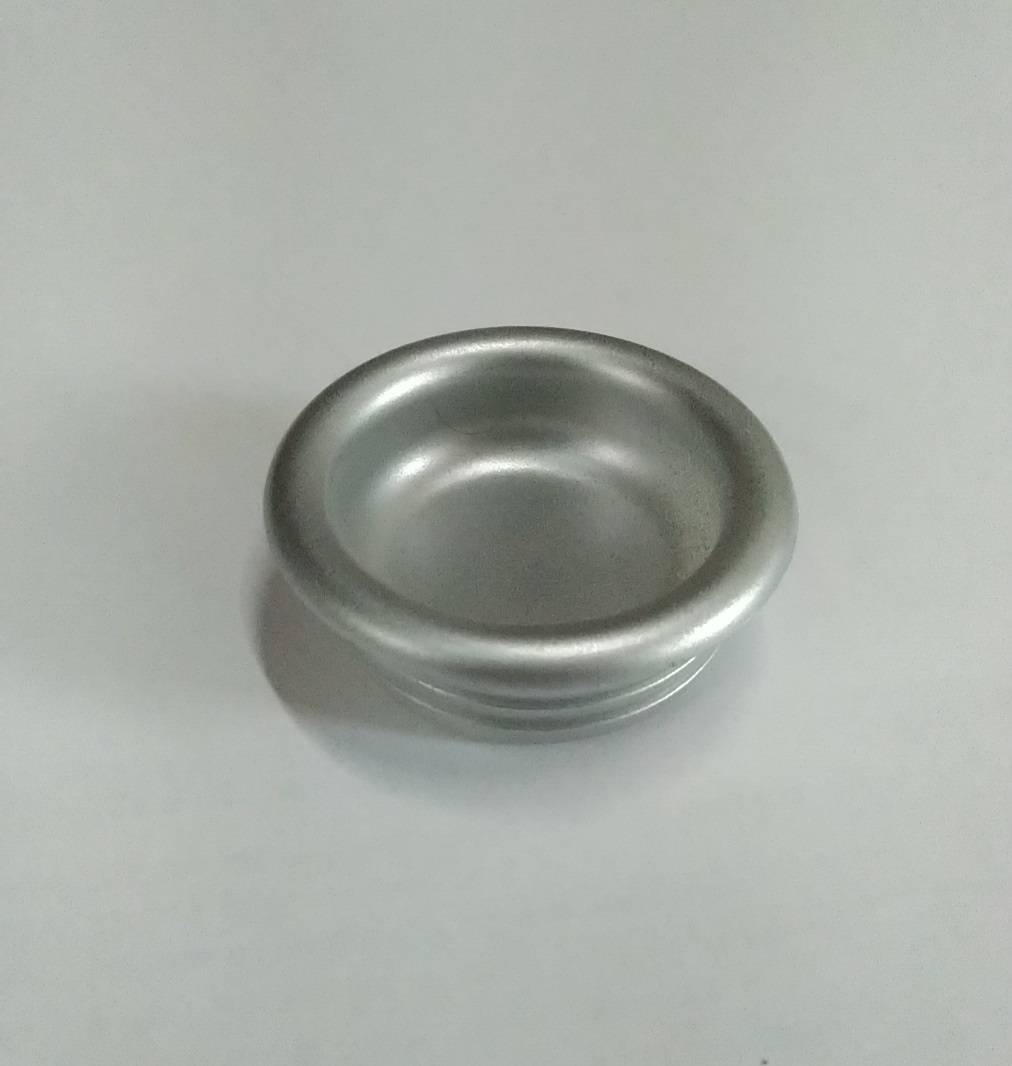 R-02 Ручка врезная 35 мм Сатин светлый/хром матовый Пластик Валмакс