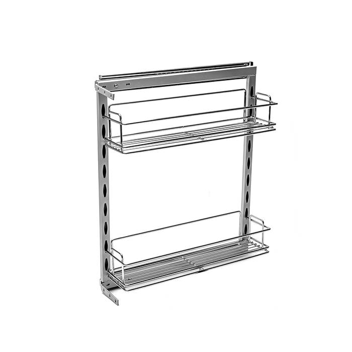 Бутылочница 2 яруса 200 мм бок. крепл. на раме хром LS2/200R/NS Lotti