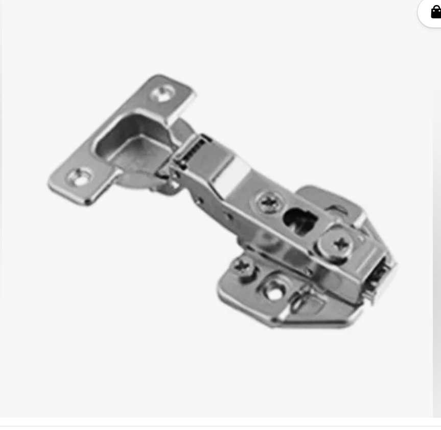 20164 Петля 110 гр. Вкладная DTC Pivot-Star с доводчиком Clip-On никель (45мм)+3Д 20235 Н=2 с Винт 