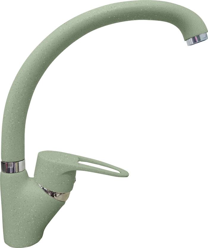 1024303GF Смеситель 1024 D-40 мм Салатовый GranFest 