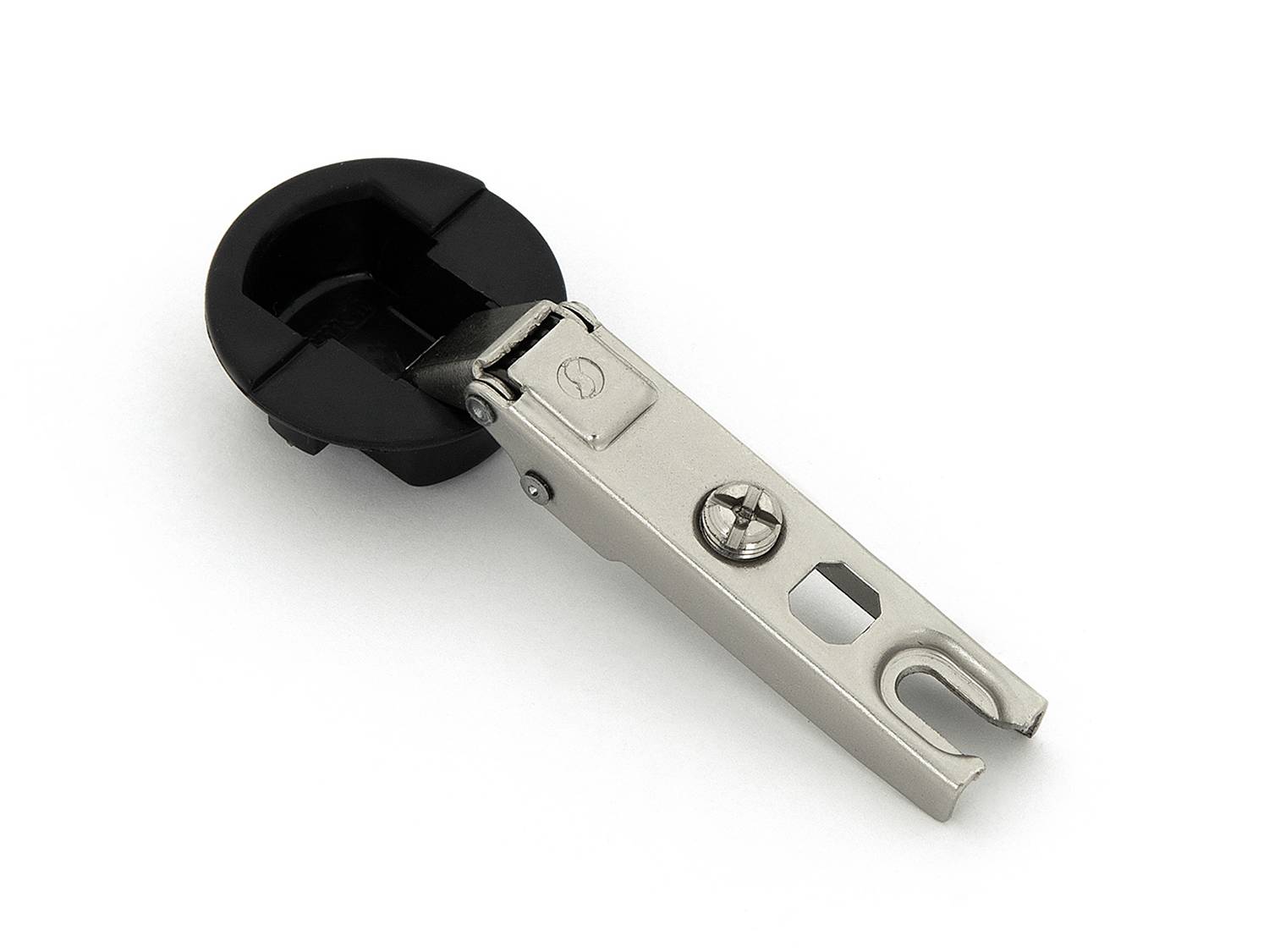 Петля для стекла 110 гр. МИНИ d26 мм Накладная Samet STAR MINI никель 103064 