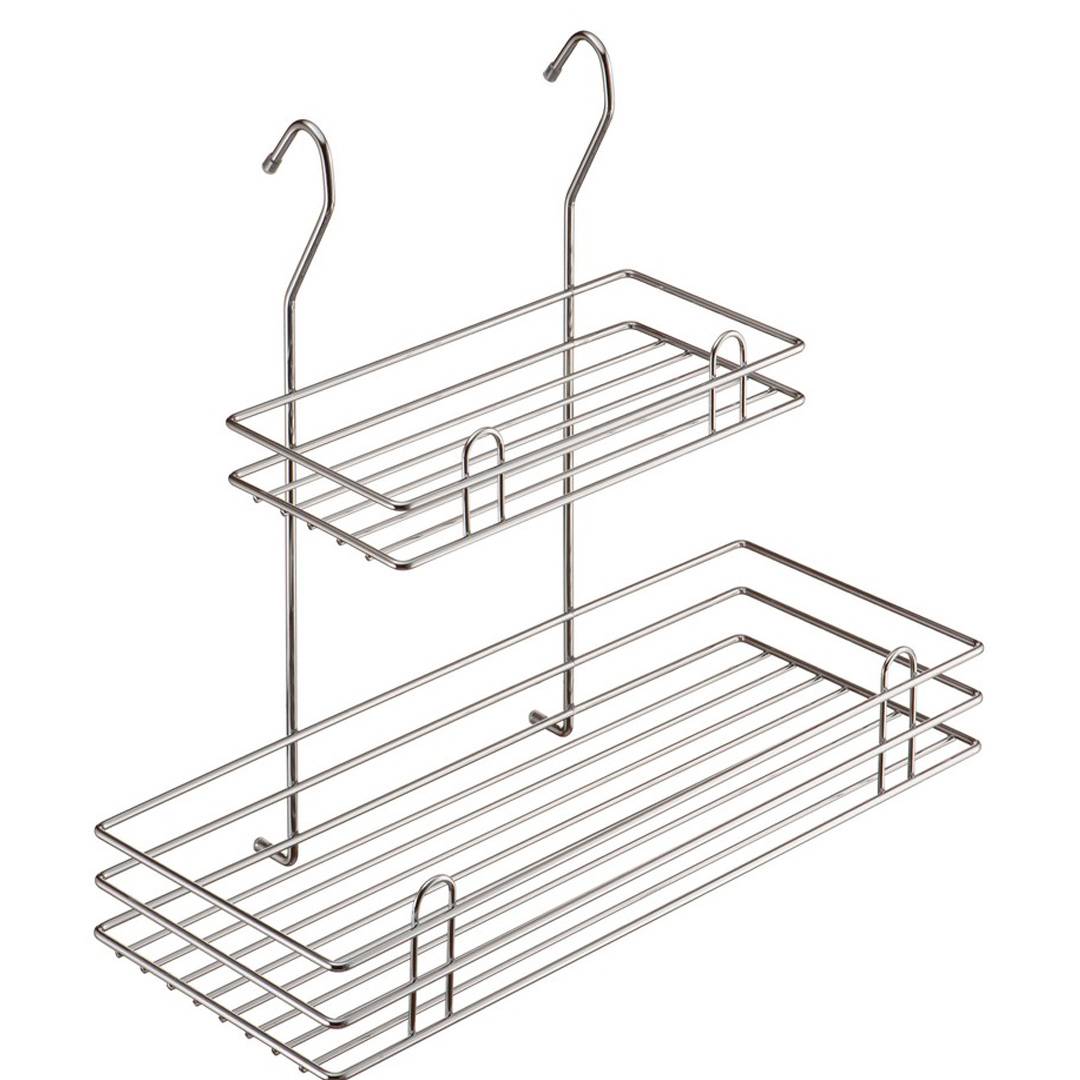 Полка двухярусная "Mix", Тип-II 400х185х335 мм хром LE 510 Lemax