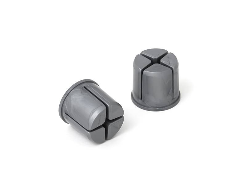 Втулка торцевая распорная для трубы d=25 серый металлик REALL 