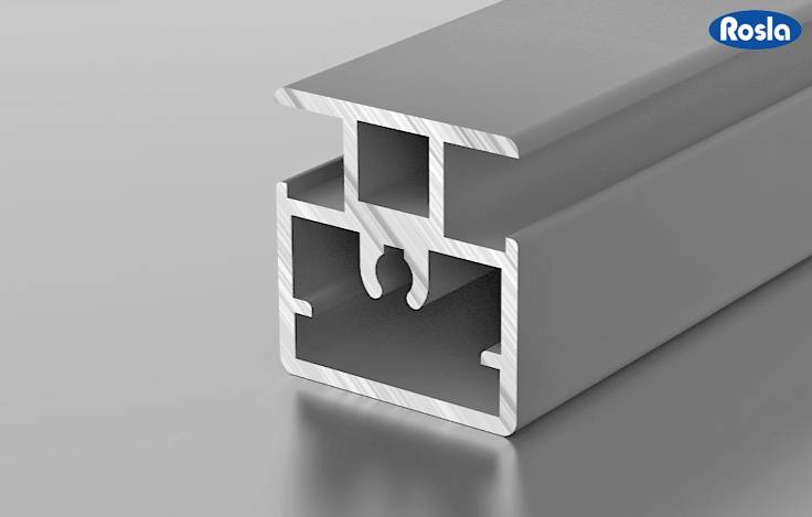 Алюминиевый профиль Росла F 1-18 анодированный 3 м (для деления в фасадных рамках) 