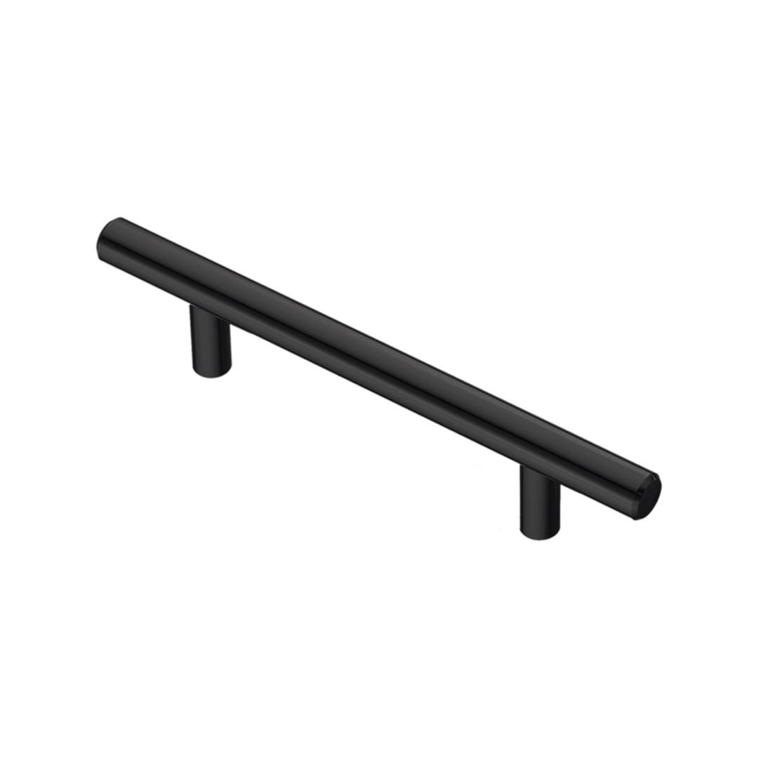  Ручка рейлинг 96 мм Черный матовый d=10 Металл KERRON