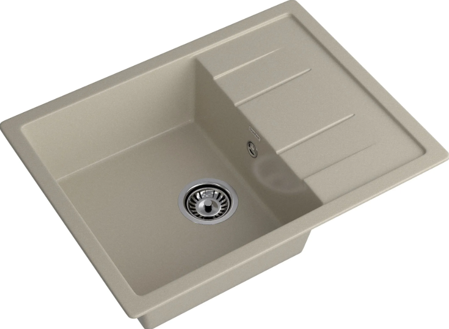 Мойка QUADRO - Топаз 650х500х200мм прямоугольный 1 чаша GranFest Q-650L топаз 