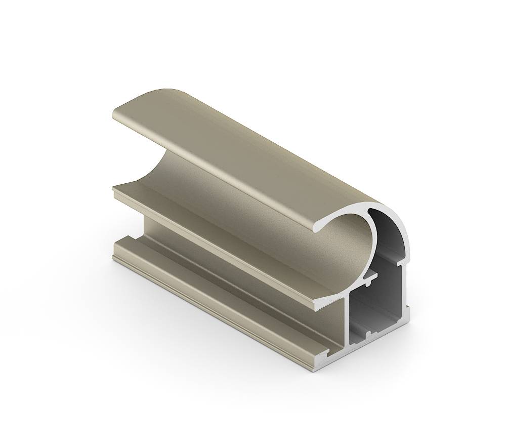 Шампань матовая Стандарт Вертикальный профиль C Анодир. 5,4 м 