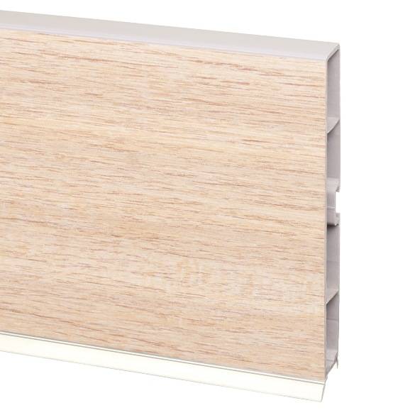 Цоколь кухонный ламинированный 100 мм 1607L Дуб светлый 4 000 Rehau 