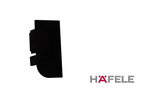 Заглушка Левый Черный Hafele 126.37.938 