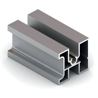 4 в 1 Рамка средняя Хром матовое Анодир. 5 м 