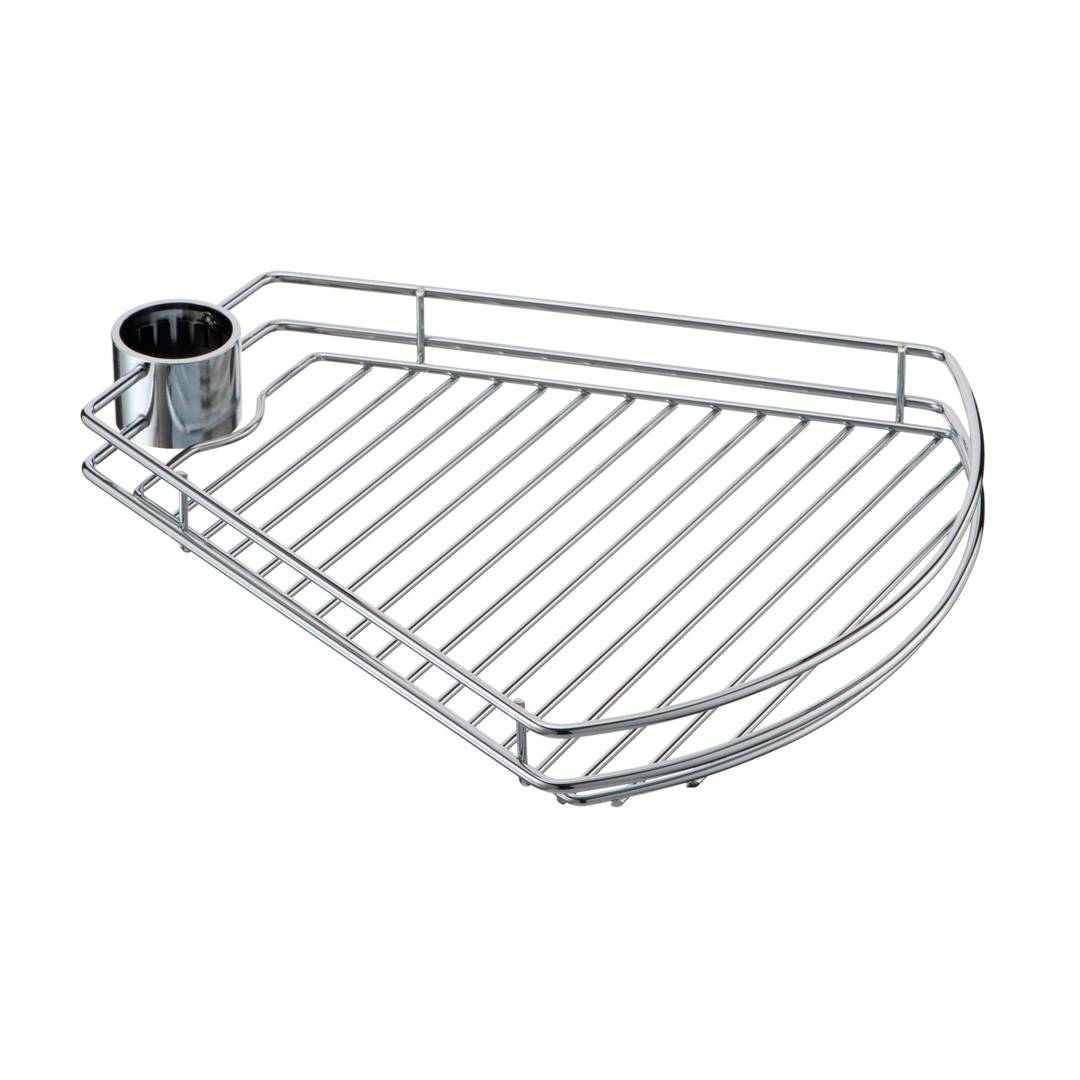 Полка трапецевидная 420х355х65 мм хром STT420 Lemax 