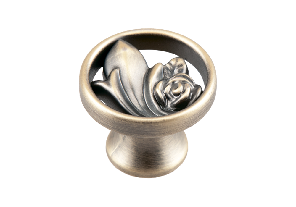 RK-010 BA Ручка кнопка Бронза Металл KERRON