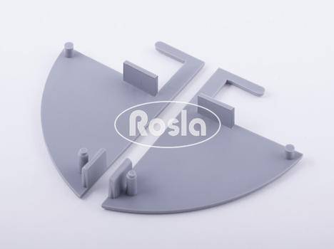 Заглушка Росла L 10-02 серый правая 