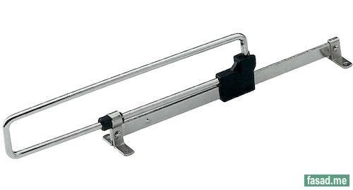 Выдвижная вешалка Хром + черный Металл REJS 