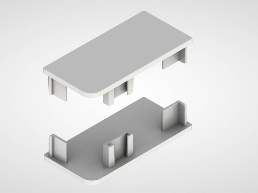 Заглушка Левый+Правый Белый глянец Rehau 13396891022 