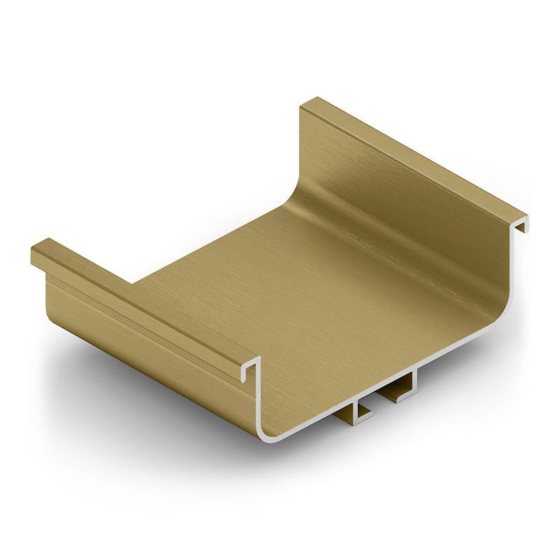  Ручка профильная  C-для нижней базы 4 100 мм Золото Крац. (Brash) Металл Aristo