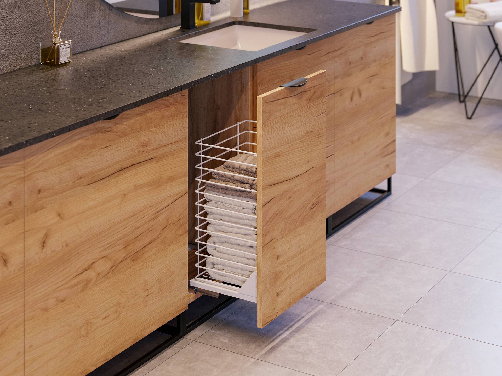 Корзина для карго мини нижнего одноуровневого Вариант Мульти белый 600 WE29.0150.01.003 REJS 