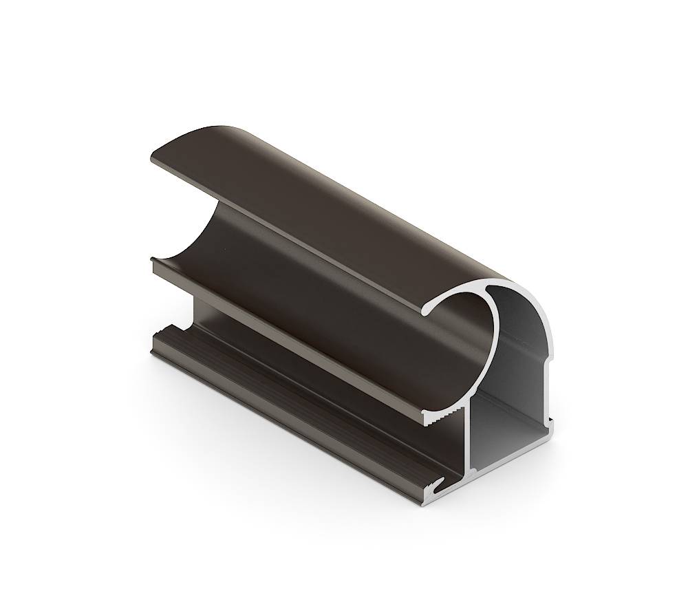 Бронза матовая Эконом Вертикальный профиль C Анодир. 5,4 м 