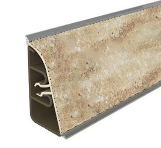 Плинтус Слоновая Кость 807М АР740 - 4 200мм пластик Termoplast 