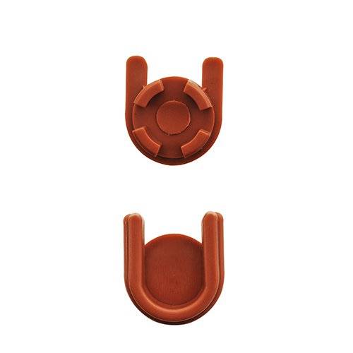 Штангодержатель врезной для труб d=25 коричневый 