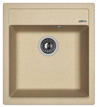 Мойка Липси 460 Бежевый 460х510х200мм Квадрат 1 чаша Florentina 20.280.B0460.104 