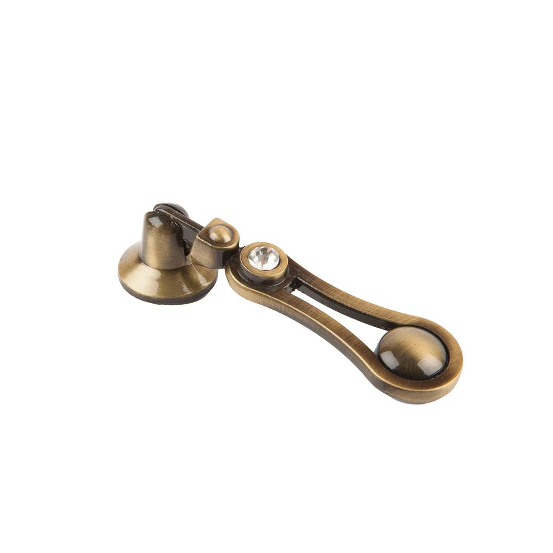 CRL20 BA Ручка капля Бронза Кристалл KERRON