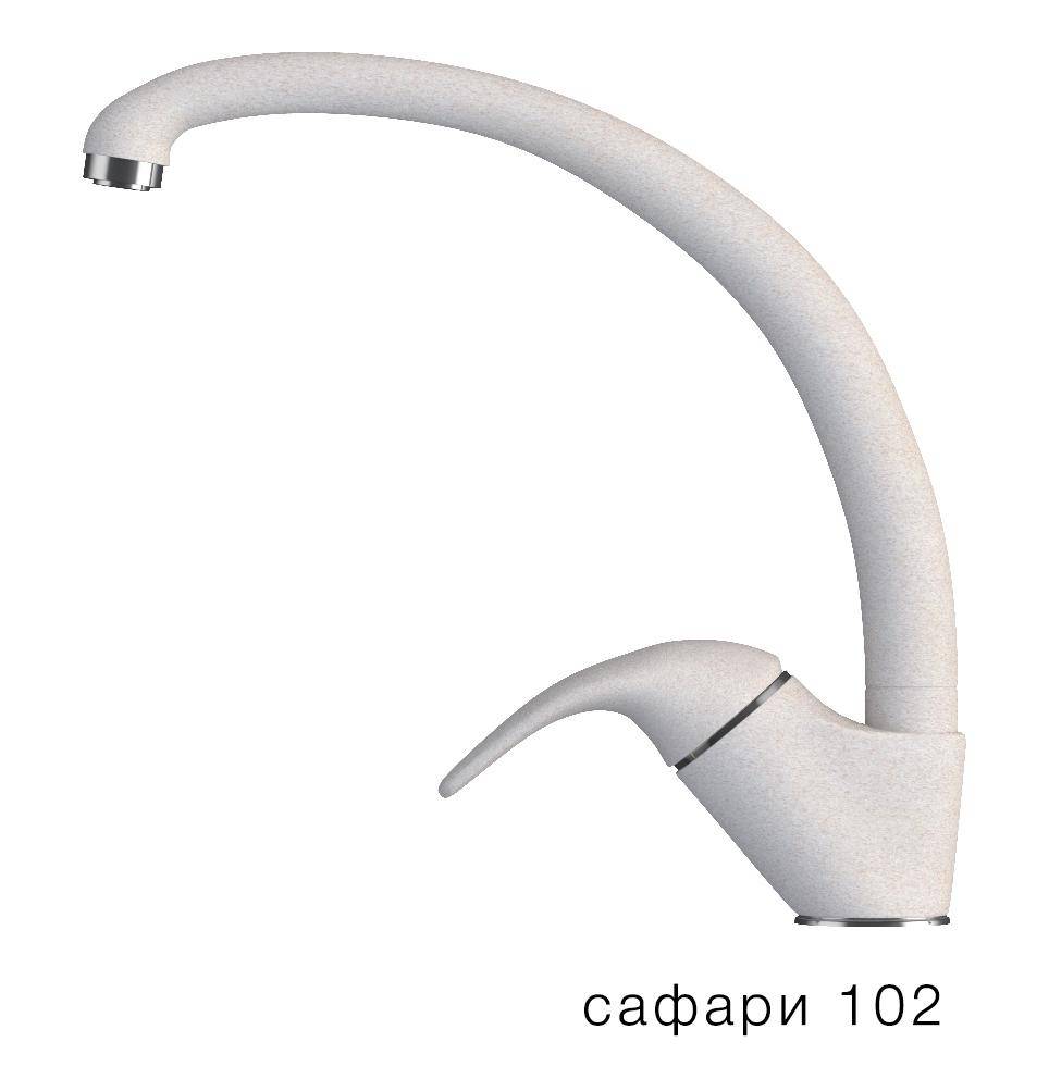 102 Смеситель TOLERO Сафари высокий Polygran 