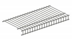 Полка сетчатая 500х1 500мм белый Россия