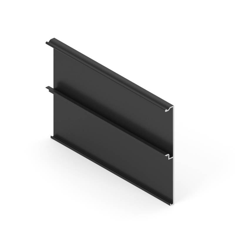 Черный матовый Grace Декоративная накладка верхней направляющей Окраска 5,4 м 