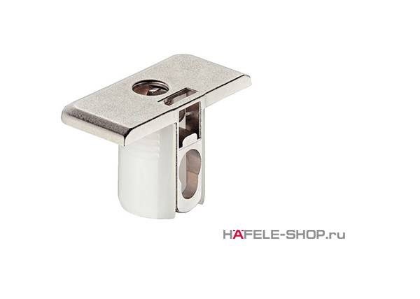 Корпусная стяжка TAB 20 HC никель для плит от 16 мм 263.95.732 (263.95.742+263.95.752) Hafele