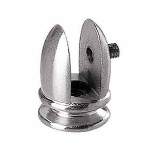 Держатель для стекла (овал) матовый хром Китай 