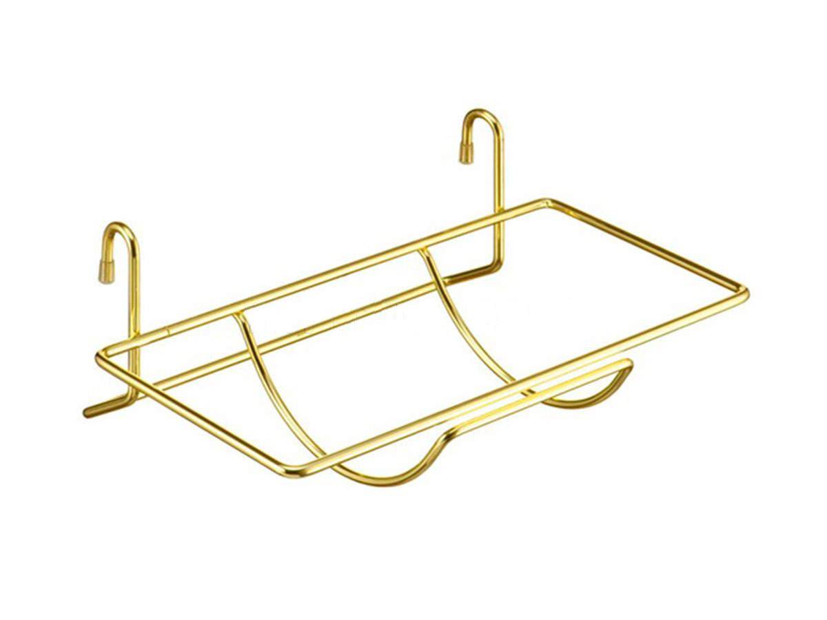Полка для полотенец 300х200х105 мм золото YJ-G217 OT Lemax