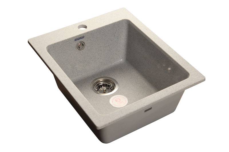Мойка PRACTIK - Серый 505х430х200мм прямоугольный 1 чаша GranFest GF-P505 
