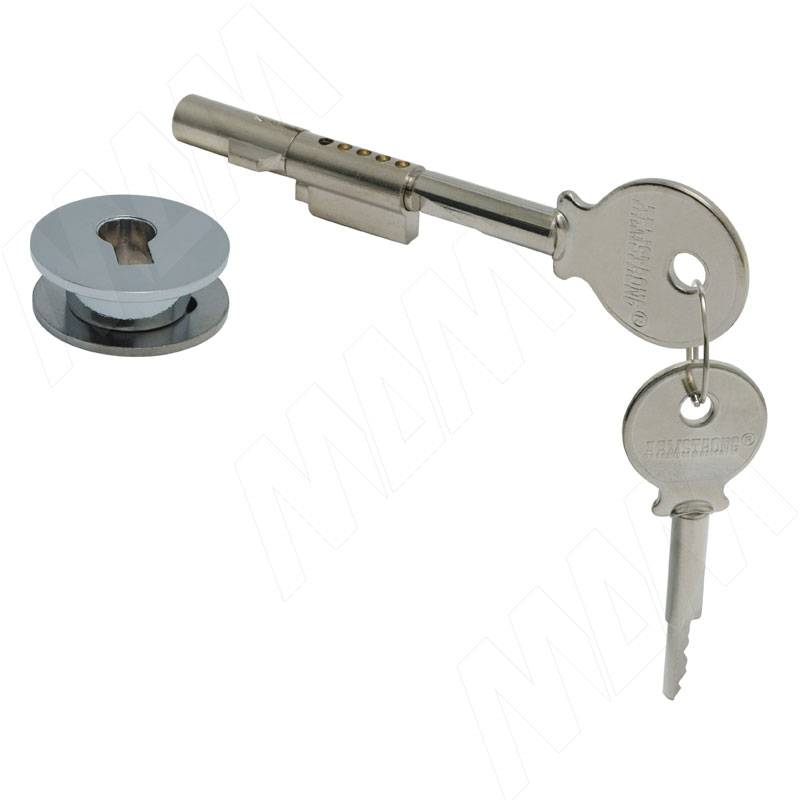 Замок Росла штырьковый для стеклянной двери 