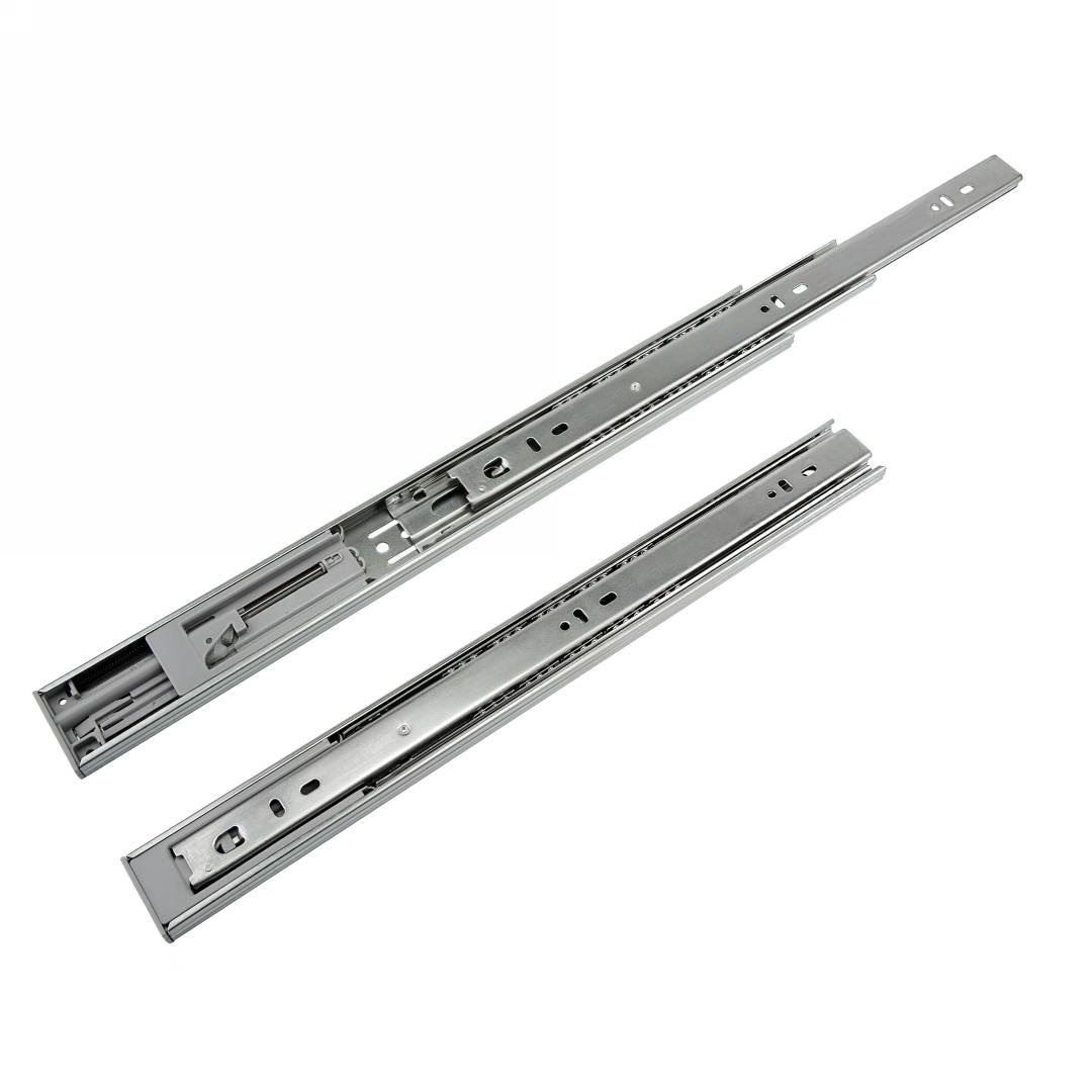 Шариковые направляющие Полного выдвижения 45х250 мм с доводчиком Lemax