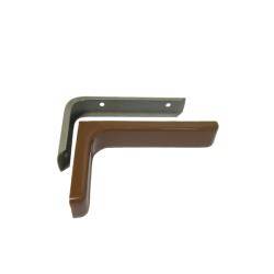 Г-образный полкодержатель Китай 180х115 коричневый 