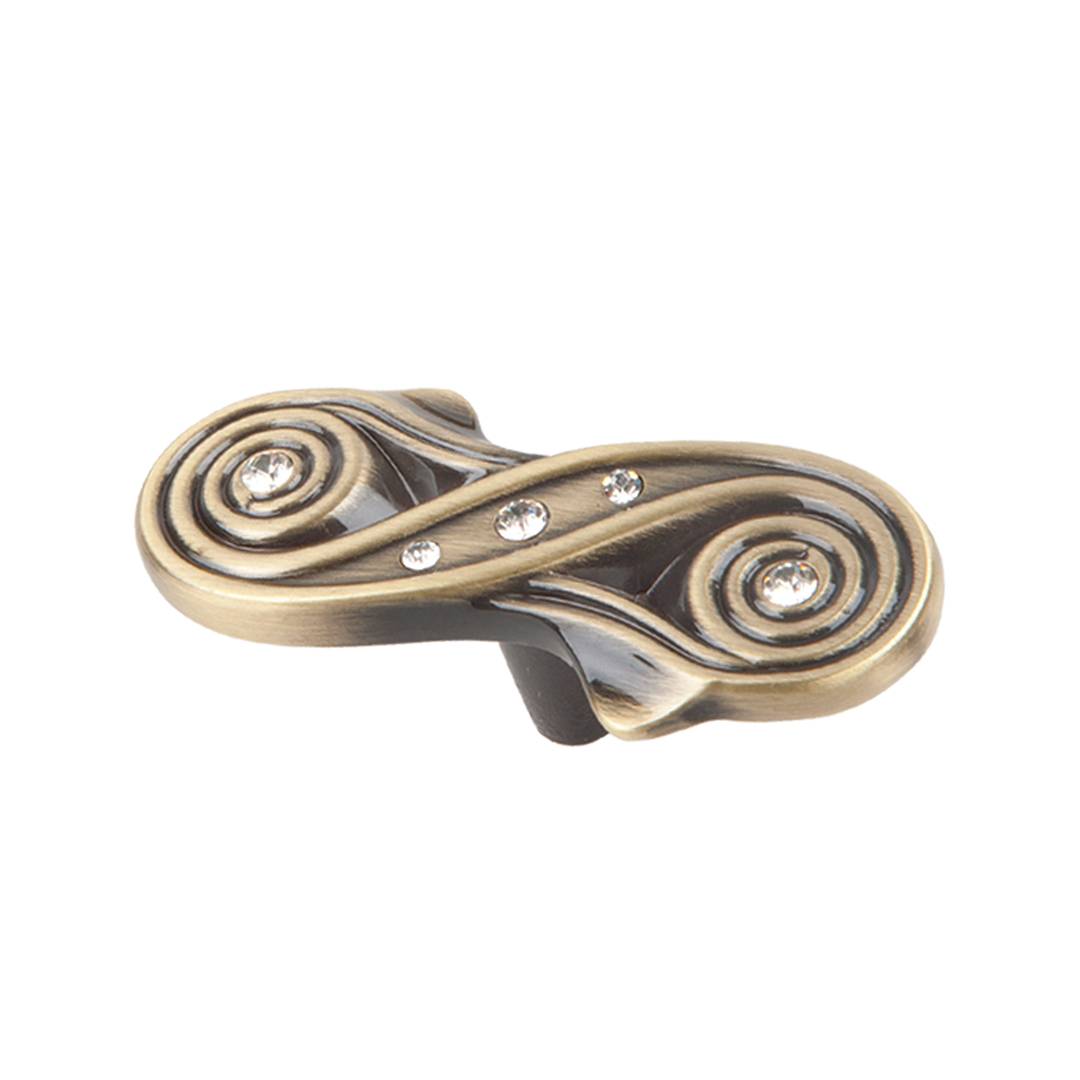 CRL13 BA Ручка кнопка Бронза Кристалл KERRON