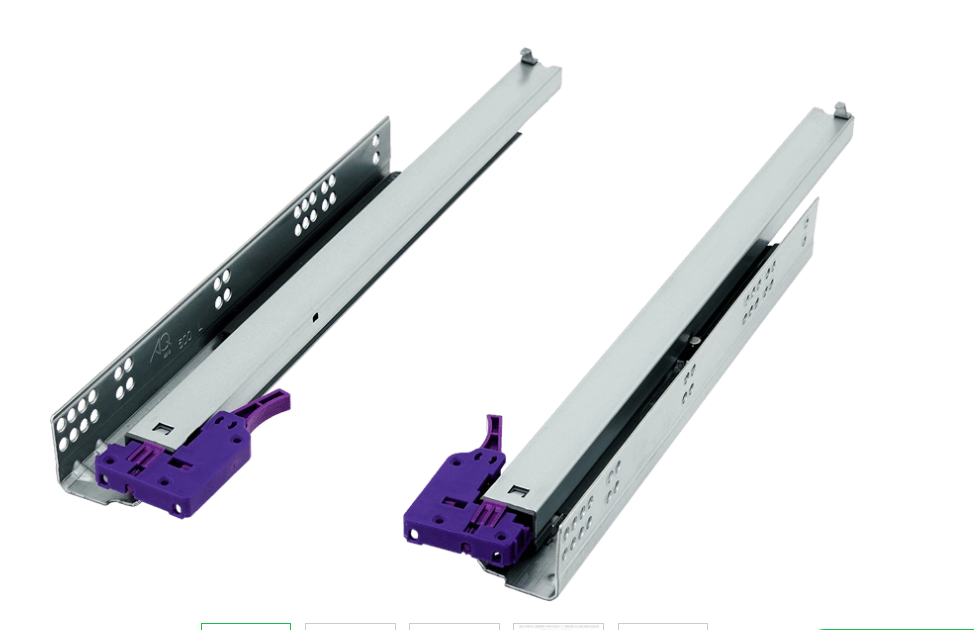 11.0222 Напр.Cкрытого Монтажа Stealth P2O полного выдвижения 450 б/доводчика AQ