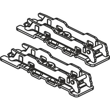 18693 Монт. планка DTC Top Stay ST под Верхнюю петля (3D) никель (2шт) 