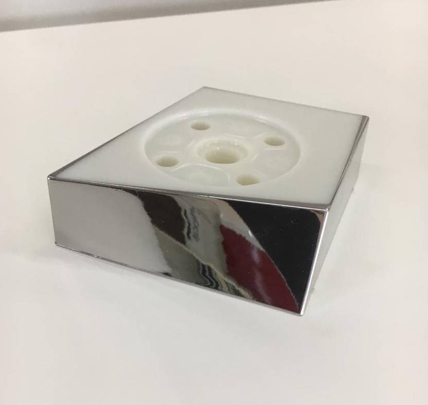 Опора прямоугольная X-029 30 мм хром 