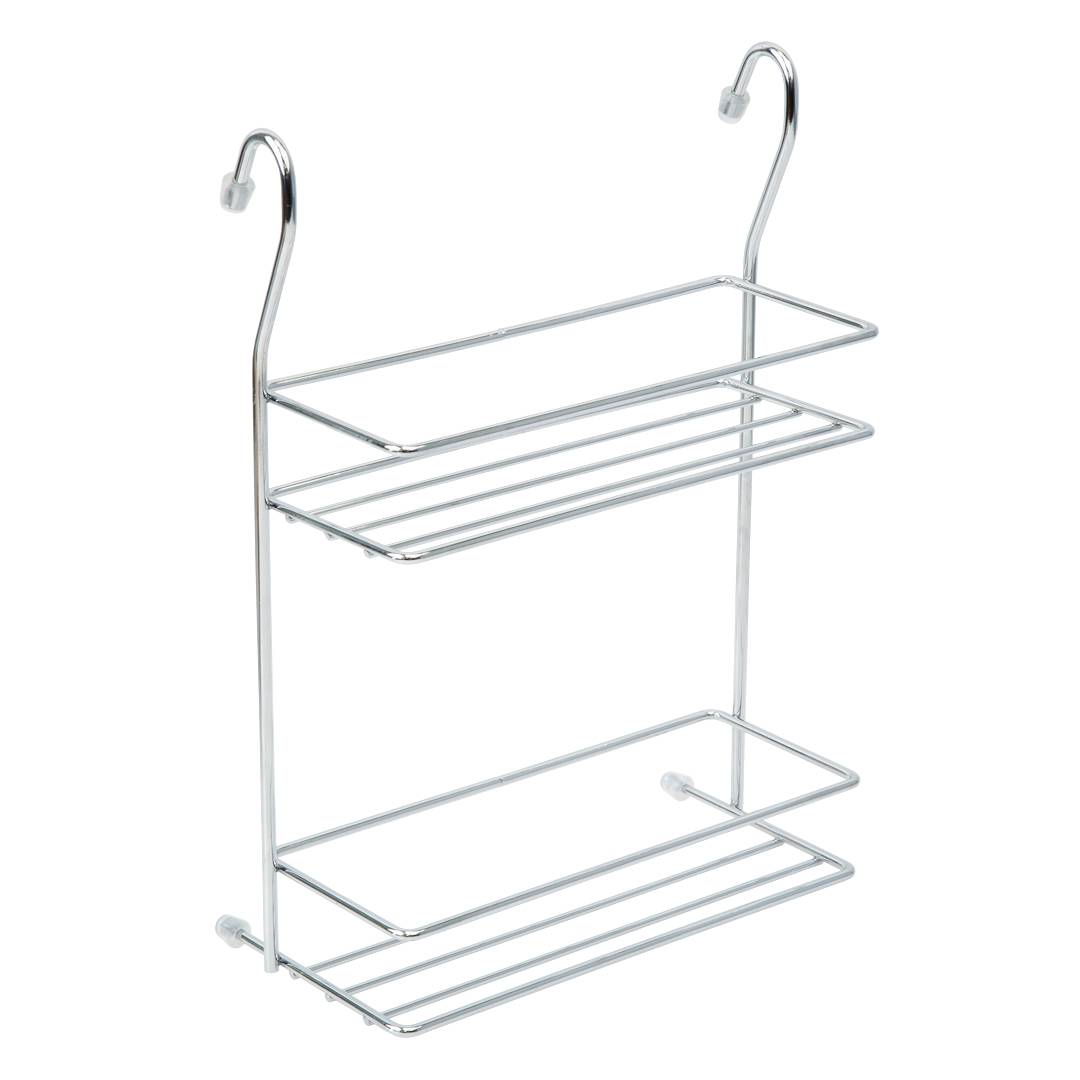 Полка двухярусная для специй 220х120х300 мм хром MX-426 Lemax