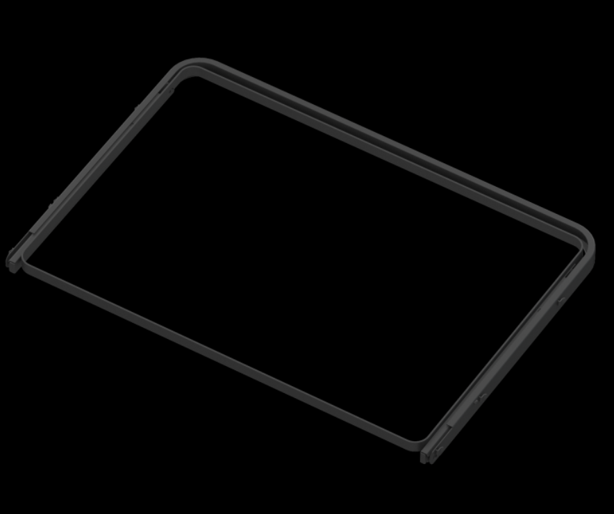 Рамка для корзин выдвижная Черный серия 460 L=450 