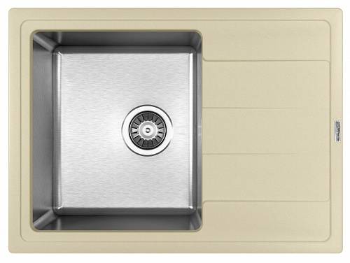 Мойка Комби 650 Шампань 650х480х230мм прямоугольный 1 чаша Florentina 21.390.B0650.202 