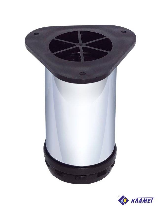 Опора ОРМ-100 100 мм металлическая хром 