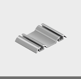 Слоновая кость матовая Стандарт Направляющая нижняя Пленка ПВХ 5,4 м 