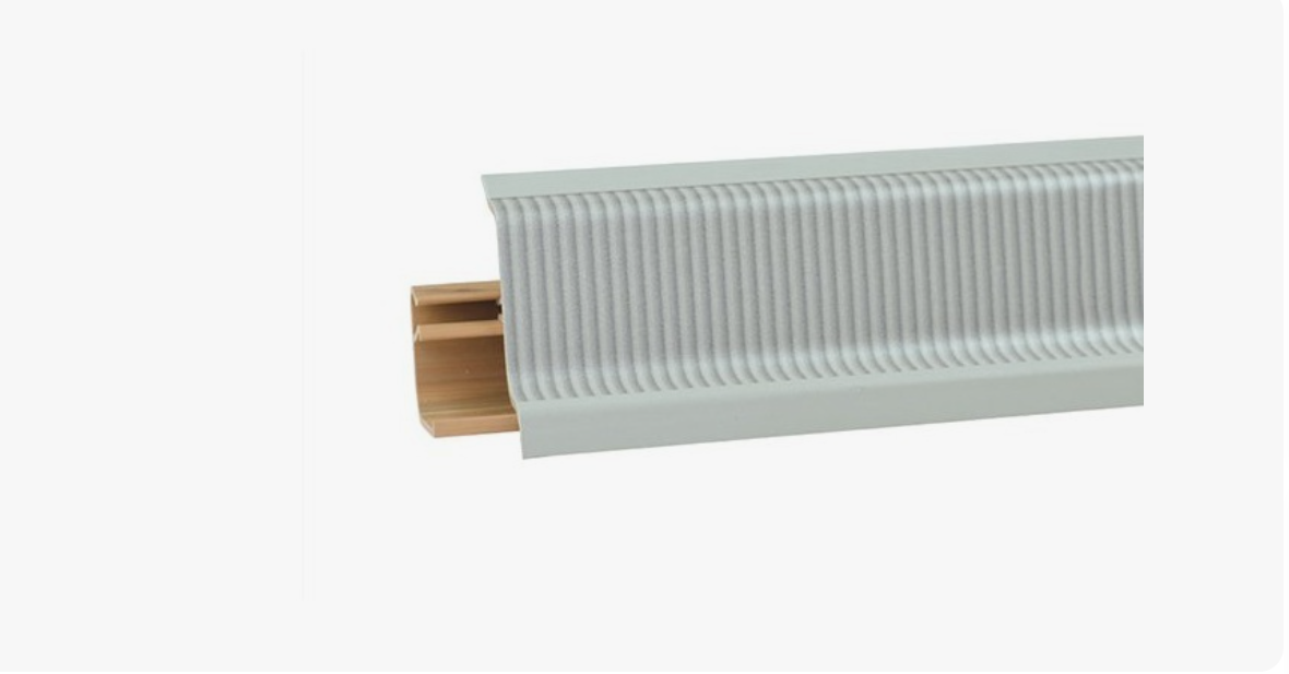 Плинтус Алюминиевый пояс - Korner (4м) - 4 000мм пластик Korner 