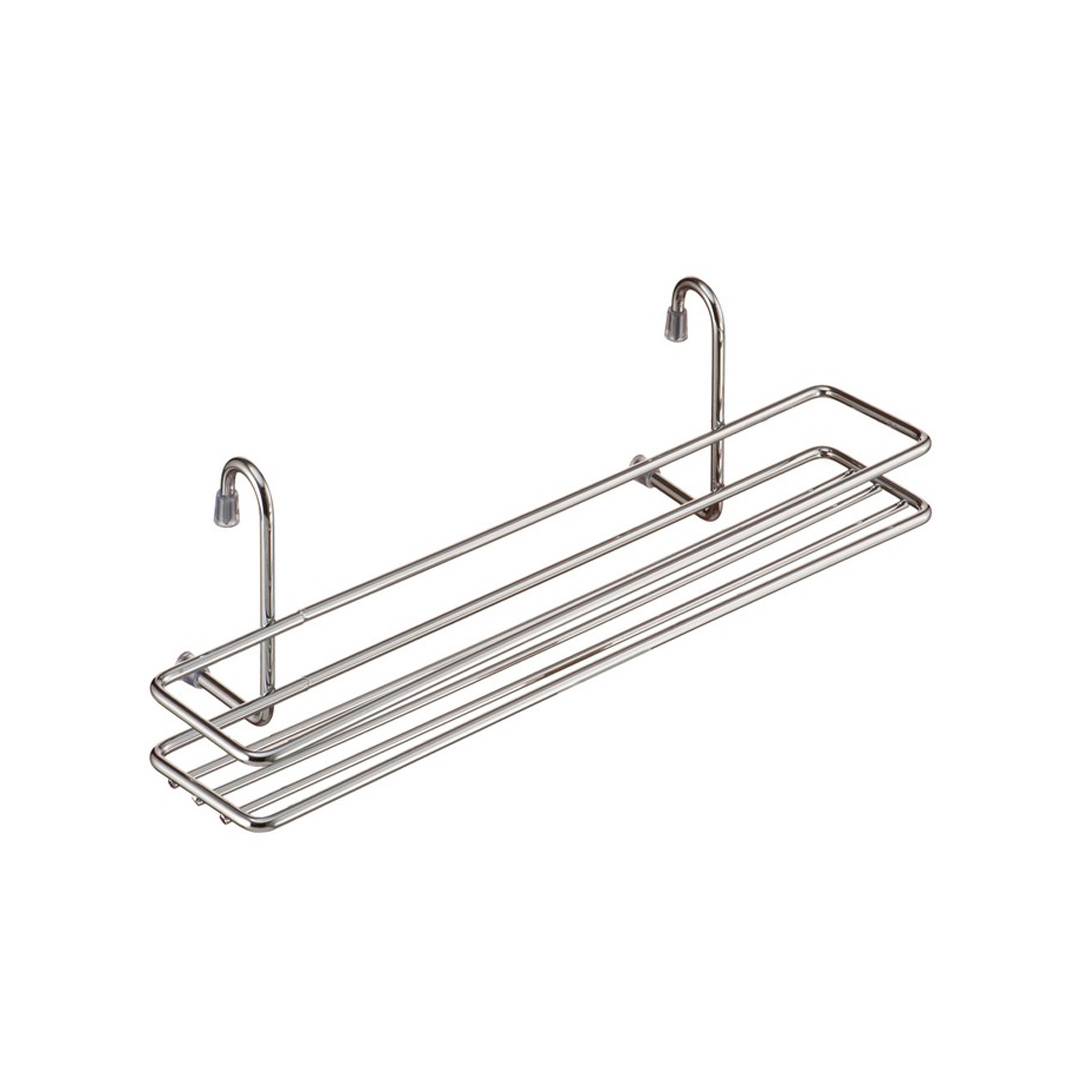 Полка одноярусная для специй 358х105х100 мм хром MX-062 Lemax